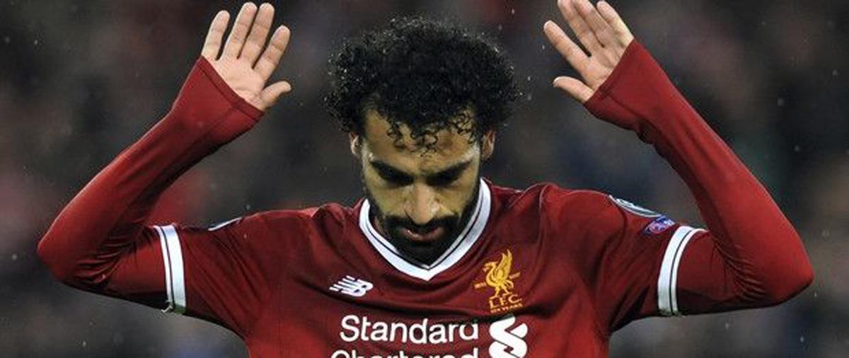 Ο αποσβολωμένος Γάλλος περνάει στην αιωνιότητα για το μυθικό στιγμιότυπο μετά το απίθανο γκολ του Σαλάχ