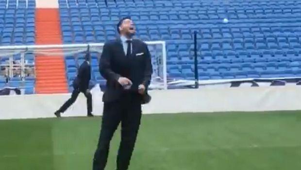 Ο Φελίπε Ρέγιες είπε να μιμηθεί τον Κριστιάνο Ρονάλντο κατά την επίσκεψη της Ρεάλ Μαδρίτης στο "Santiago Bernabeu". Τι το ήθελε;