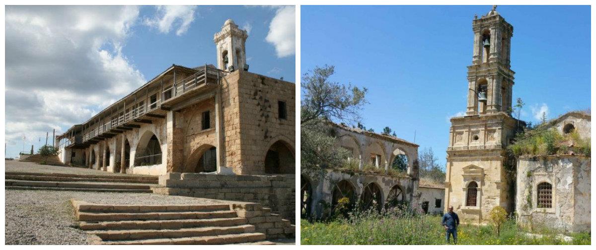 υπό αναστήλωση μονές