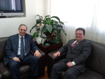 Συνάντηση Υπουργού Παιδείας Κώστα Καδή με τον Πρέσβη της Κύπρου στη Ρωσία Γιώργο Κασουλίδη