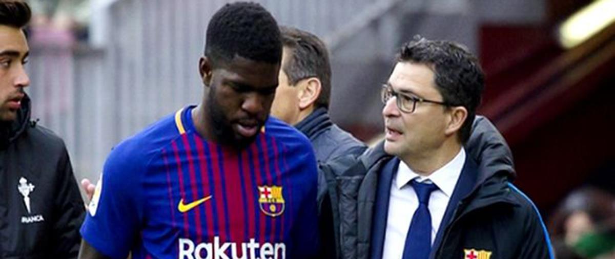 Ο Γάλλος αμυντικός της Μπαρσελόνα εξακολουθεί να έχει ενοχλήσεις στο αριστερό γόνατο