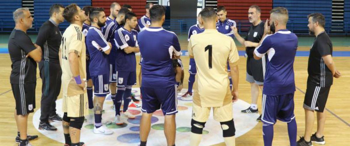 Φωτογραφία λίγο πριν αρχίσει η προπόνηση του Σαββάτου