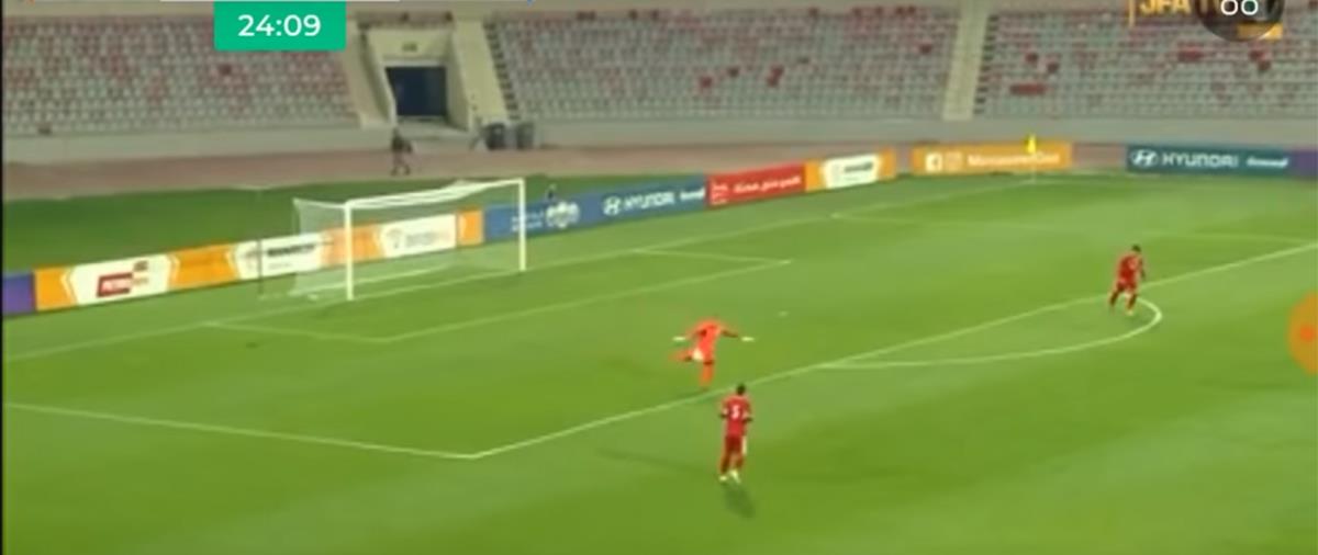 Το απίθανο τέρμα του τερματοφύλακα της Ιορδανίας στο παιχνίδι με την Ινδία