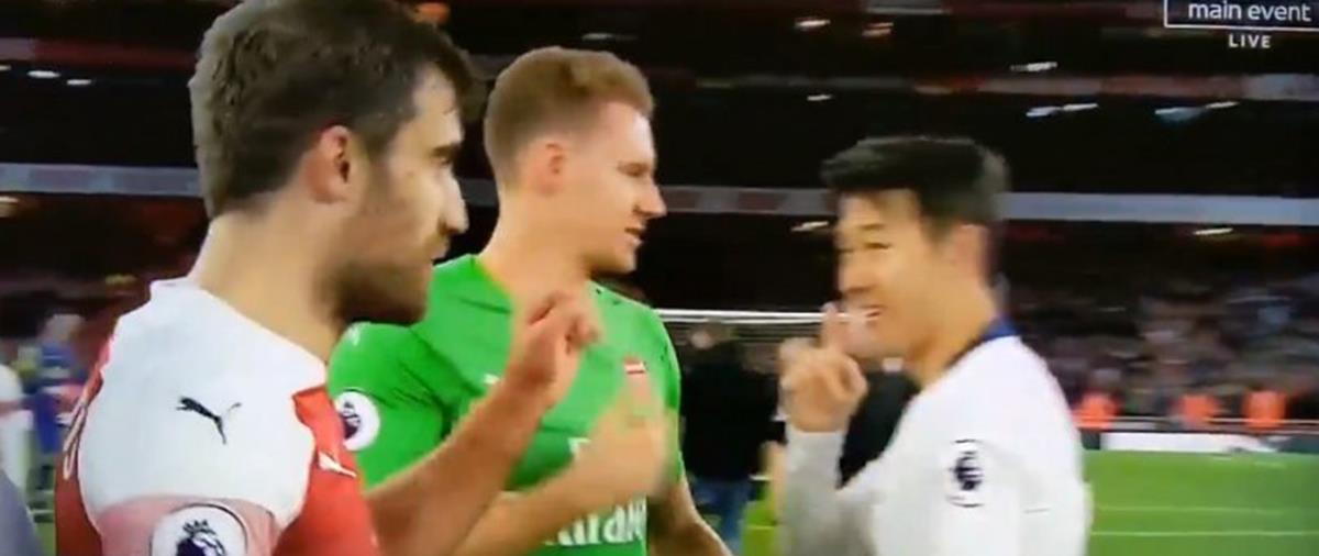 Ο άσος της Άρσεναλ έκανε παρατήρηση στον Νοτιοκορεάτη της Τότεναμ για τον τρόπο που πήρε το πέναλτι 