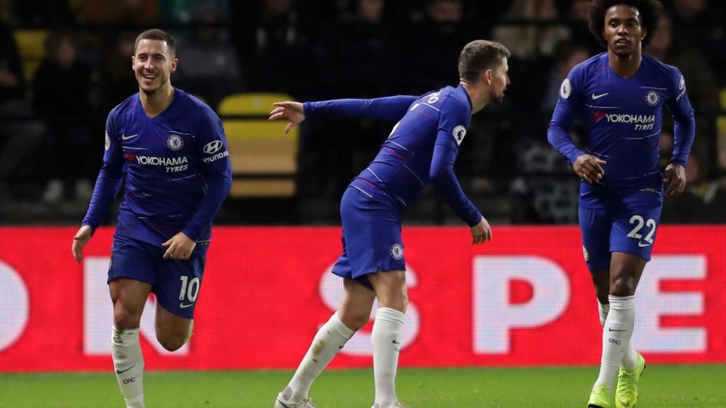 Ο Βέλγος με δύο γκολ οδήγησε την ομάδα του Σάρι στην εκτός έδρας νίκη επί της Γουότφορντ με 2-1