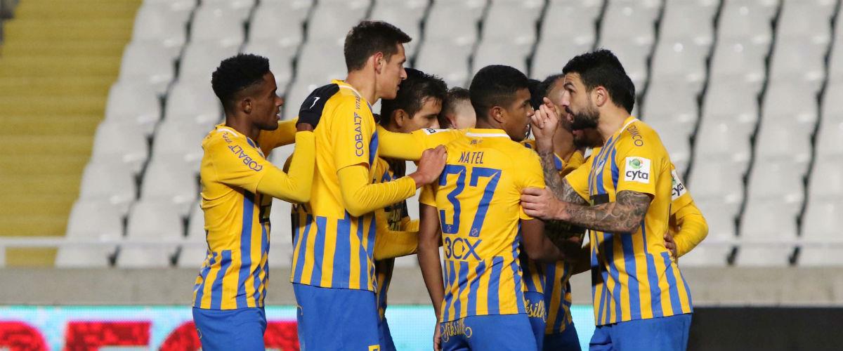 Τα τέρματα του ΑΠΟΕΛ πέτυχαν οι Νατέλ, Μοράις, Ιωάννου και Σόουζα