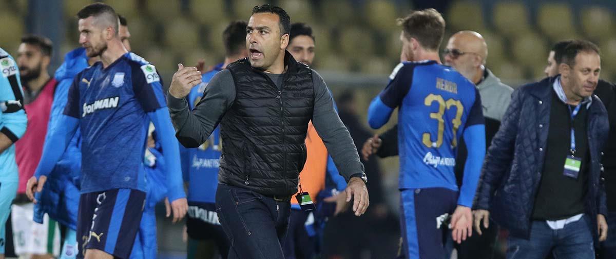 Στο ντέρμπι με την Ομόνοια ο Αυγουστή και οι παίκτες του δοκίμασαν τα πάντα