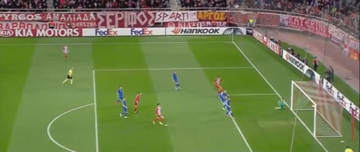 Δείτε το τέρμα του Χασάν που άνοιξε το σκορ για τους Πειραιώτες