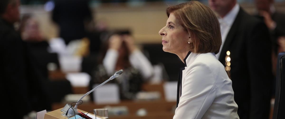 European Commissioner-designate in charge of Health, from Cyprus, Stella Kyriakides hearing