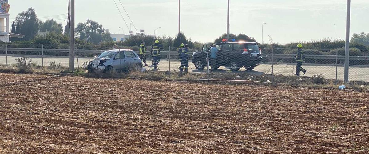 ΤΡΟΧΑΙΟ ΑΤΥΧΗΜΑ ΣΤΟΝ ΑΥΤΟΚΙΝΗΤΟΔΡΟΜΟ ΛΑΡΝΑΚΑΣ - ΑΓΙΑΣ ΝΑΠΑΣ