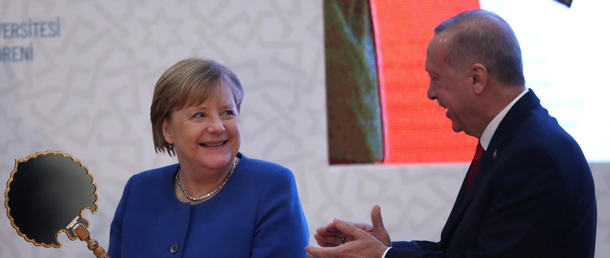 Angela Merkel, Chancellor of Germany visits Turkey