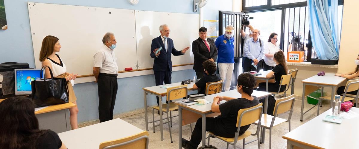 ΥΠΟΥΡΓΟΣ ΠΑΙΔΕΙΑΣ – ΕΠΙΣΚΕΨΗ ΣΕ ΓΥΜΝΑΣΙΟ