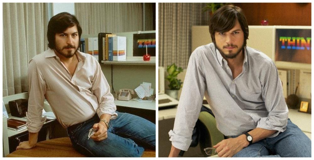 Steve Jobs played by Ashton Kutcher, Jobs.