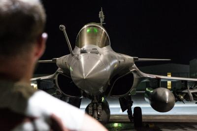 French air strikes in Syria