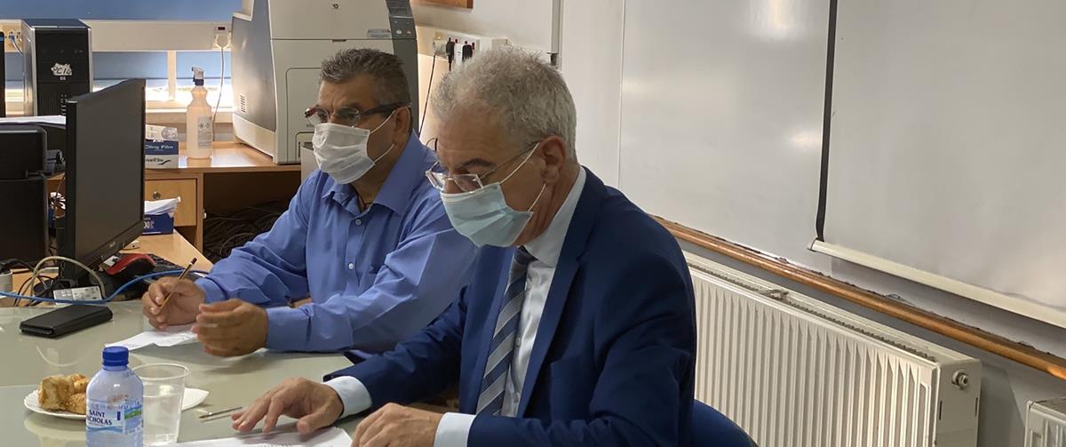 ΥΠΟΥΡΓΟΣ ΠΑΙΔΕΙΑΣ - ΕΠΙΣΚΕΨΗ ΣΤΟ ΓΥΜΝΑΣΙΟ ΠΑΡΑΛΙΜΝΙΟΥ