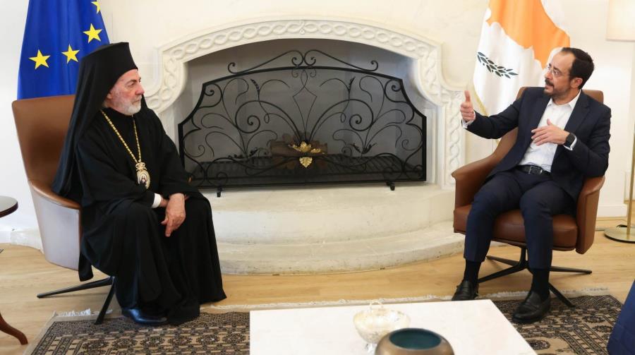 Αναφέρθηκαν στο ρόλο Εκκλησίας για την κυπριακή διασπορά ΠτΔ και Αρχιεπίσκοπος Θυατείρων Αναφέρθηκαν στο ρόλο Εκκλησίας για την κυπριακή διασπορά ΠτΔ και Αρχιεπίσκοπος Θυατείρων
