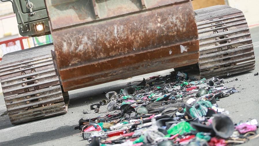 Καταστράφηκε υλικό που χρησιμοποιείται για παράνομη παγίδευση άγριων πτηνών