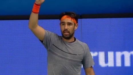Ο Μάρκος Παγδατής γνώρισε την ήττα με 6-2, 4-6, 2-6, στον 1ο γύρο του Όπεν της Στοκχόλμης από τον Κέβιν Άντερσον. 

