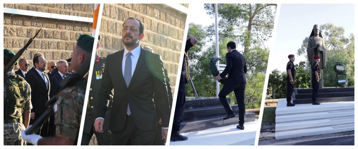 Ο Πρόεδρος της Δημοκρατίας κατέθεσε στεφάνι στα Φυλακισμένα Μνήματα και στο μνημείο Αντιστασιακών