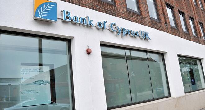 Bank of Cyprus UK sign International Bank Greek banking crisis
