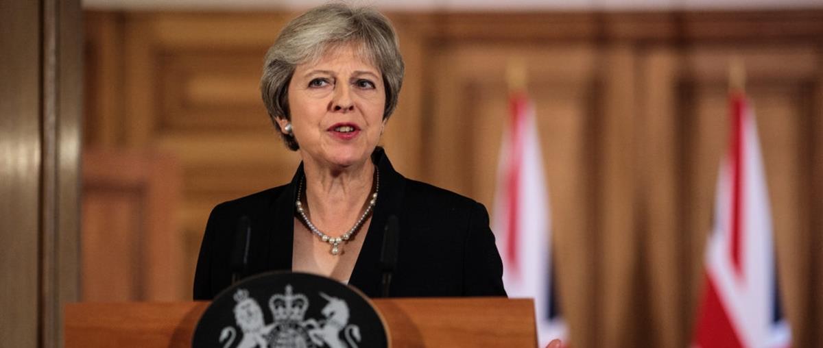 Theresa May Makes EU Statement
