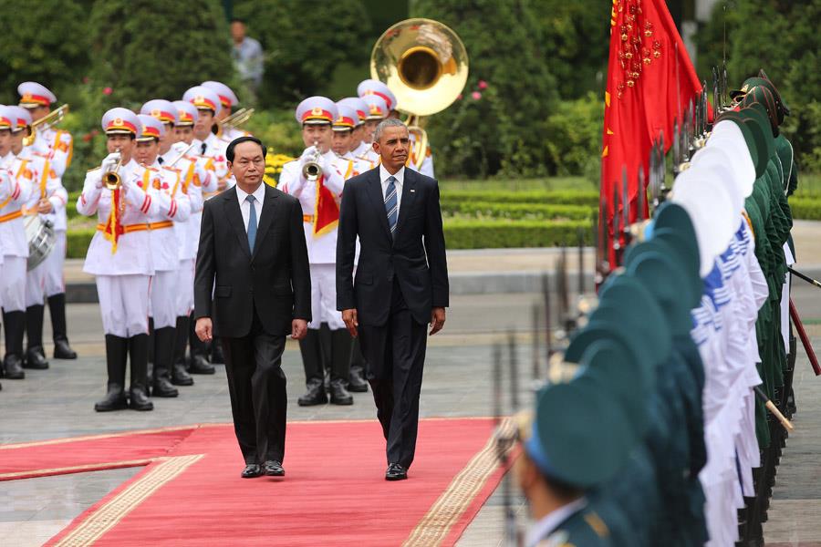 US President Obama visits Vietnam