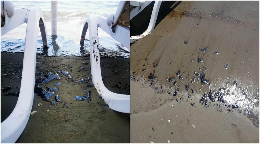 Κλείνει την παραλία στην Βορόκλινη ο Δήμος Λάρνακας για καθαρισμό μετά τον εντοπισμό πετρελαιοκηλίδων