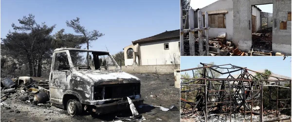 Αποκαρδιωτικές οι εικόνες της επόμενης ημέρας από το πέρασμα της πύρινης λαίλαπας στην Ανατολική Αττική Αποκαρδιωτικές οι εικόνες της επόμενης ημέρας από το πέρασμα της πύρινης λαίλαπας στην Ανατολική Αττική