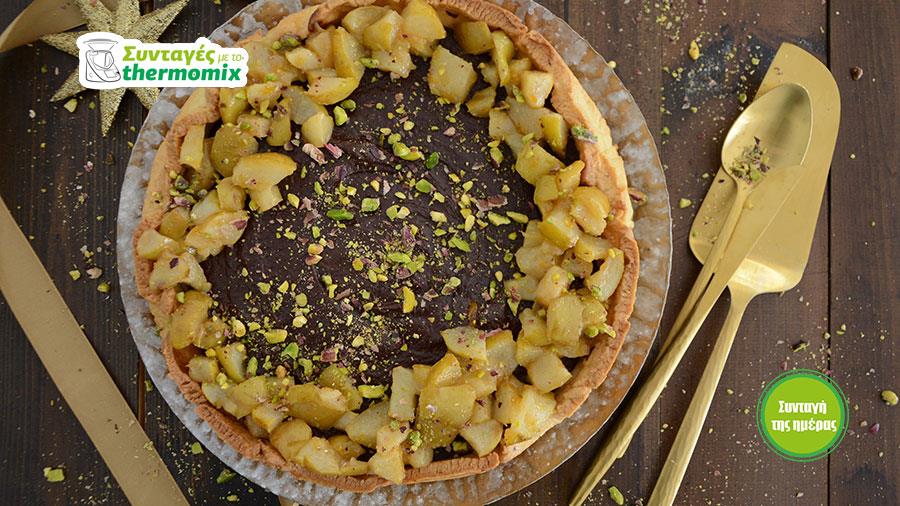 4409621495376316 xmas-tart-with-chocolate-ganache-and-pears